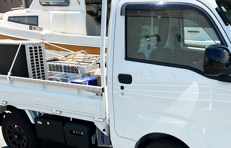 剪定や片付けで出た不用品回収もおまかせ